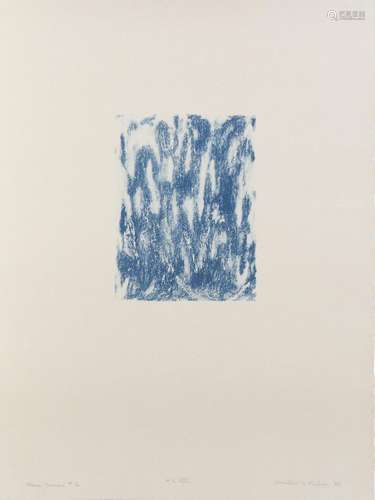 MICHAEL RUBIN, BLUE SERIES NO. 2, LITHOGRAPH