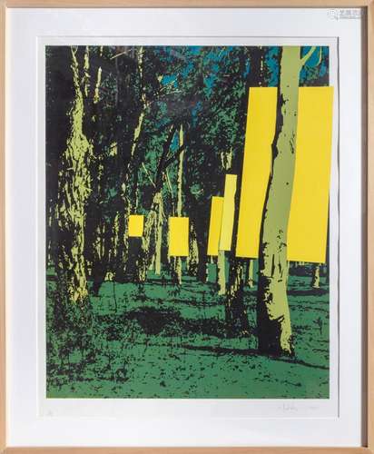 MENASHE KADISHMAN, THE FOREST, SCREENPRINT