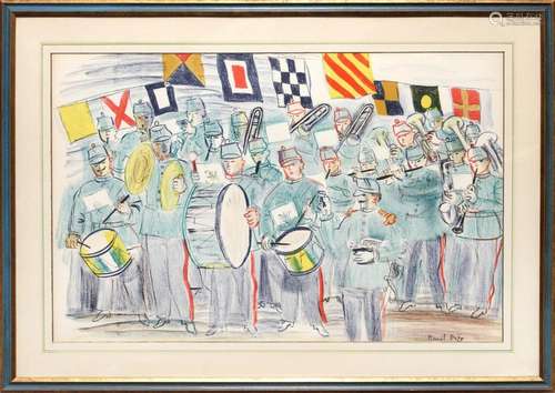 RAOUL DUFY, THE BAND, LITHOGRAPH ON PAPER