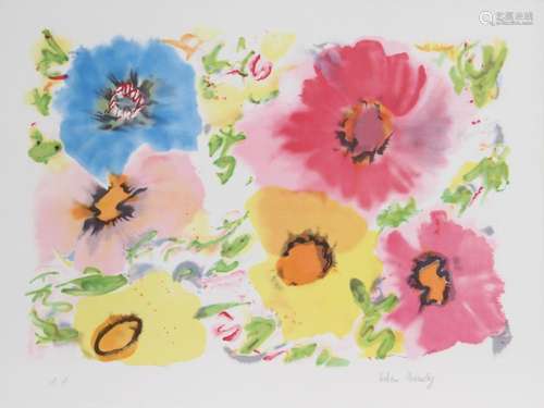 HELEN COVENSKY, FLOWERS IV, LITHOGRAPH