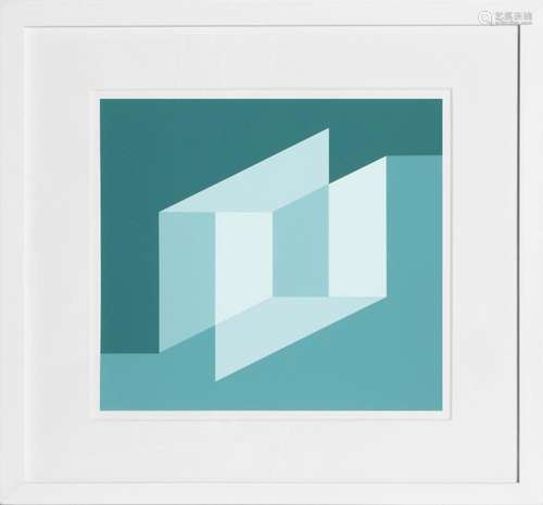 JOSEF ALBERS, PECEPTUAL AMBIGUITY - P2, F25, I1, SILKSCREEN