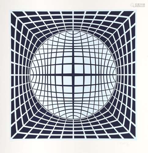 VICTOR VASARELY, TER-UR, SCREENPRINT