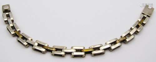 MEXICO TA-146 MEN'S MULTI TONED LINKED BRACELET