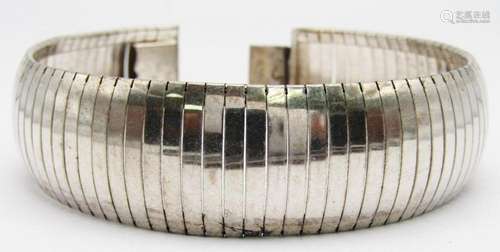 THICK STERLING OMEGA STYLE BRACELET