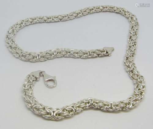 MILOR ITALY STERLING BYZANTINE NECKLACE