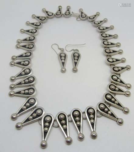 SET! JONATHAN NEZ STERLING NECKLACE WITH