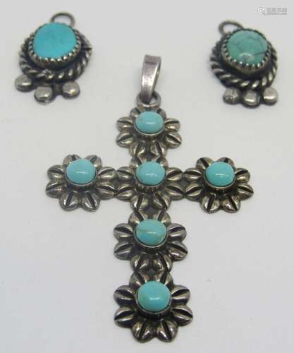 3-SOUTHWESTERN STERLING PENDANTS/CHARMS