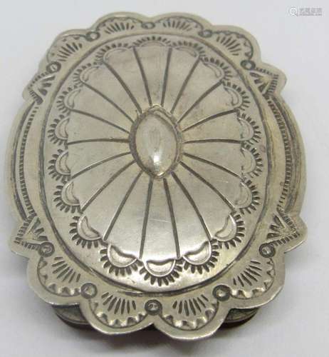 STERLING CONCHO STYLE MONEY CLIP