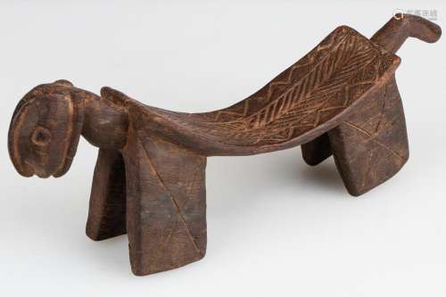 African Dogon Style Neck Rest, Mali
