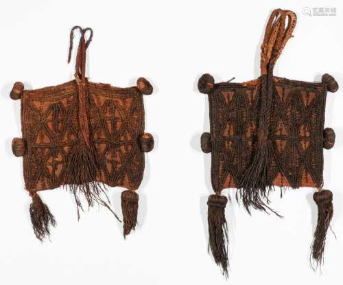 2 African Bamileke Prestige Bags, Cameroon Grasslands, Mid 2...