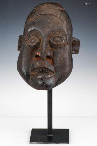 African Bamileke Helmet Mask, Cameroon Grasslands