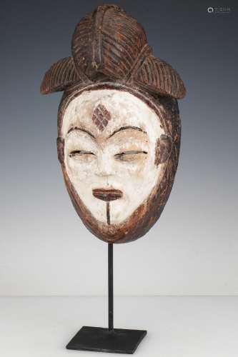 African Punu Style Mask, Gabon