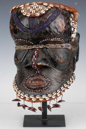 African Kuba Bwoom Style Mask, DRC