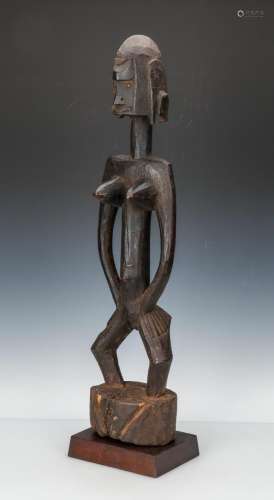 African Bamana Standing Female Figure, Mali