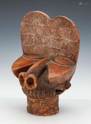 African Bamileke Batcham Headdress, Cameroon