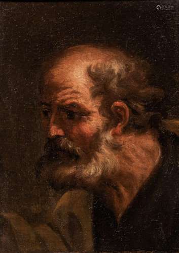 After Jacob Jordaens (1593-1678), the head of a bearded man,...