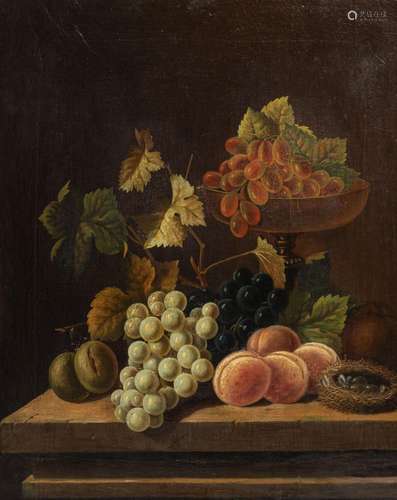 Henriette Ronner Knip (1821-1909), still life with fruit, 19...