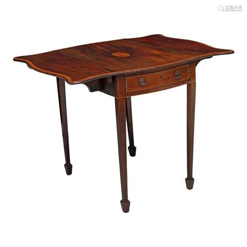 A fine mahogany George III butterfly 'Pembroke table', H 70 ...