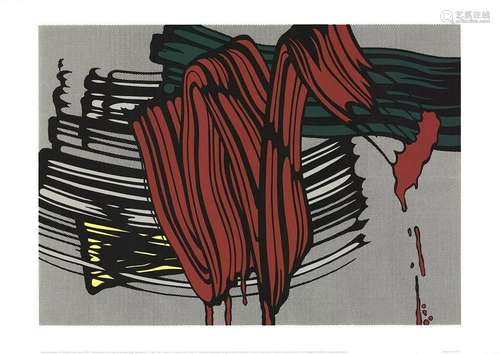 Roy Lichtenstein - Big Painting #6 - 2000 Serigraph 27.5&quo...