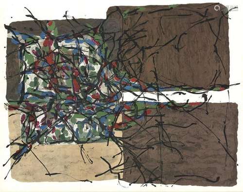 Jean-Paul Riopelle - Composition VIII-160 - 1966 Lithograph ...