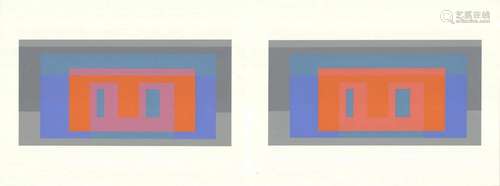 Josef Albers - Formulation: Articulation I - 1972 Serigraph ...