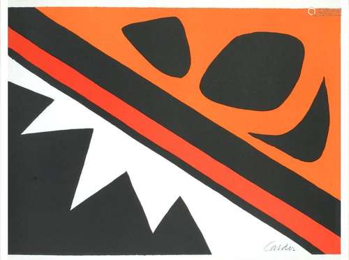 Alexander Calder - La Grenouille et la Scie - 1974 Lithograp...