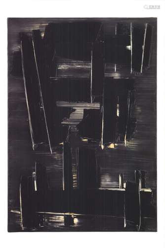 Pierre Soulages - Painting August, 1958 - 2022 Offset Lithog...