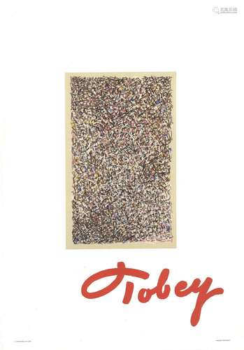 Mark Tobey - Stained Glass - 1974 Lithograph 28" x 19.7...