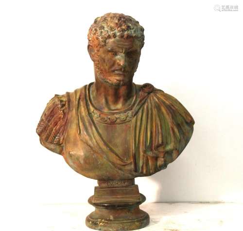 Bronze bust of Caracalla