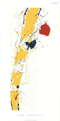 Sam Francis - Untitled 1985 - 2002 Serigraph 39.5" x 19...