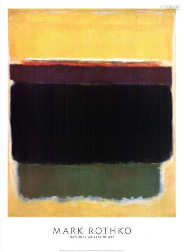 Mark Rothko - Untitled, 1949 - 1998 Offset Lithograph 38&quo...