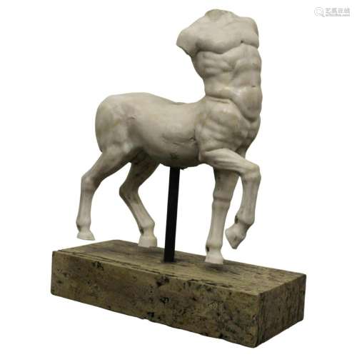 Centaur torso sculpture