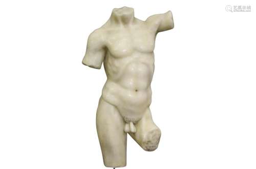 Marble Torso. marble sculpture from the Michelange