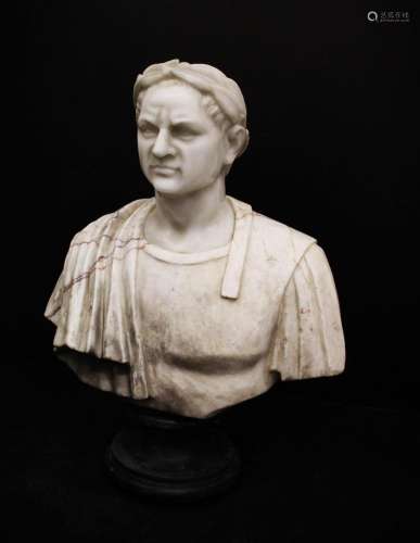 Bust emperor Caesar Augustus.