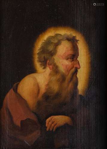 Saint Jerome, German, 18thC, oil on panel, 19 x 26 cm