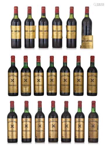 A collection of 'Château Le Commandeur', 1975 /1978 and Chât...