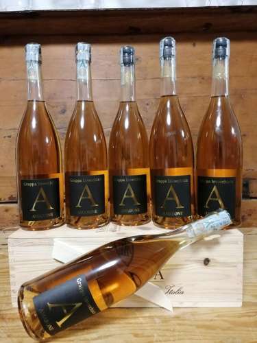 Major Liquori Grappa Invecchiata Amarone - 70cl - 6 bottles