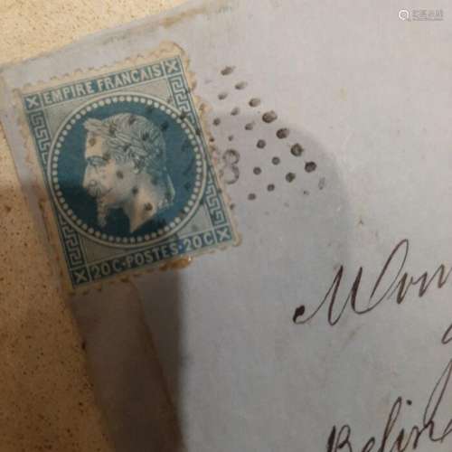 France 1870/1870 - 728 postmark. - Yvert et tellier