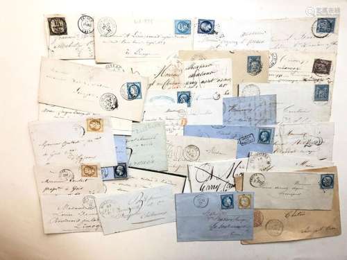 France 1840/1903 - 29 enveloppes