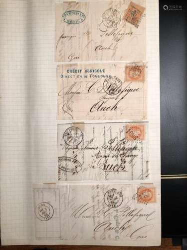 France 1868 - Quote No. 31 cancelled: €25, #19: €475. - YT n...