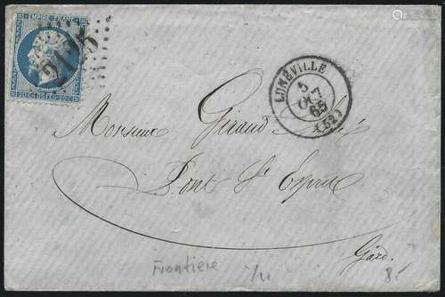 France - Envelope from Lunéville to Pont-Saint-Esprit, 5 Oct...