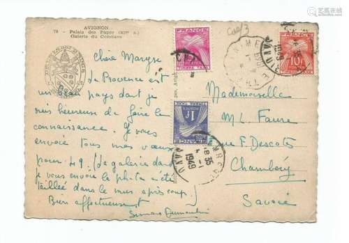 France 1949/1956 - 2 Letters France taxed - Read description...