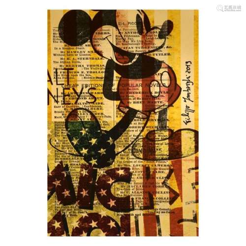 Mickey Mouse - MICKEY #2 - Print on canvas Limited Edition 1...