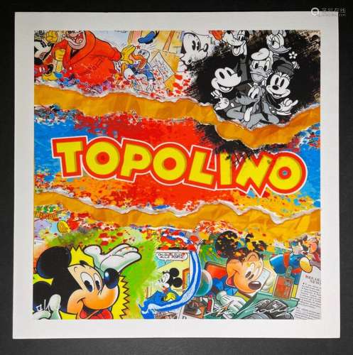 Topolino - La Rouge Pop Art Giclée - First edition - (2022)