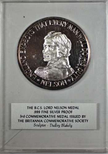 United Kingdom. Silver medal "Lord Nelson 1805 " P...