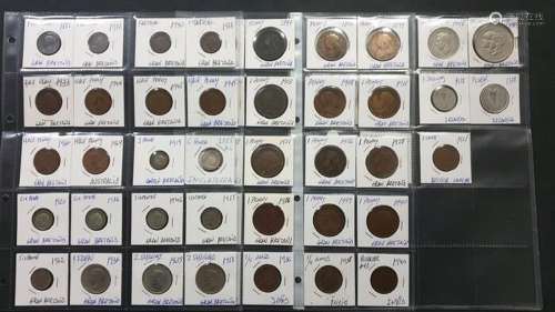 United Kingdom. Lot various coins 1855/1981 (51 pieces) incl...