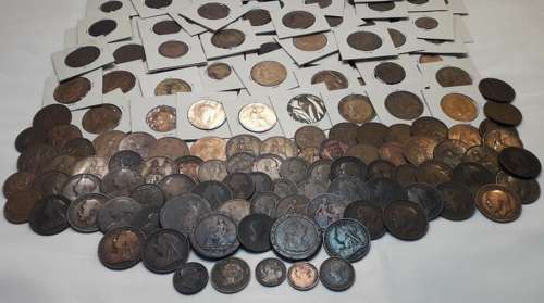 United Kingdom. Large lot of 176 Coins