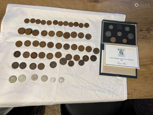 United Kingdom. Collection of coin from 1799/1985 (75 pieces...