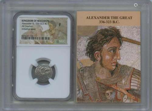 Alexander III 336-323 BC MACEDON Imitative Drachm NGC F12 St...