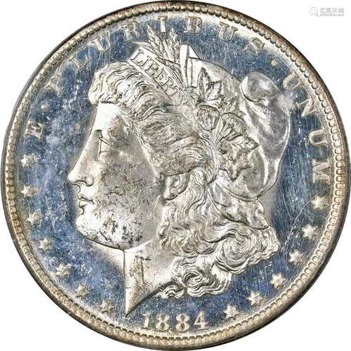 1884-CC Morgan Silver Dollar PCGS MS63 DMPL Nice Eye Appeal ...